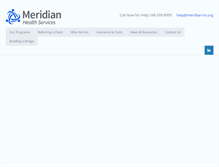 Tablet Screenshot of meridian-hs.org